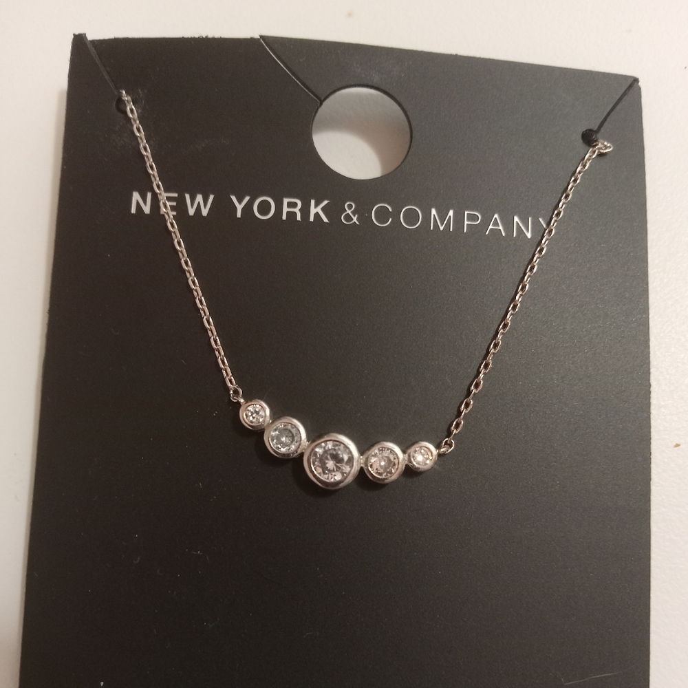 Cubic zirconia necklace